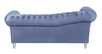 Двухместный диван Lina Blue-W синий