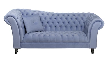 Двухместный диван Lina Blue-B синий