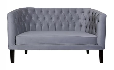 Прямой двухместный диван Harry серый