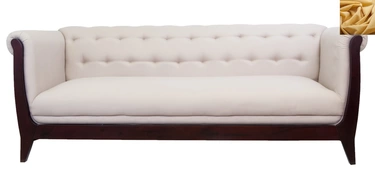 Классический диван Delvin цвет желтый