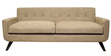 Диван скандинавский на ножках Uter коричневый