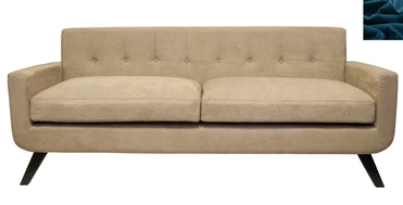 Диван скандинавский на ножках Uter синий