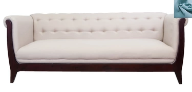 Классический диван Delvin голубой