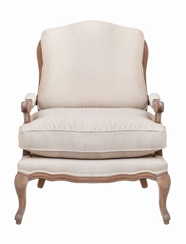 Мягкое полукресло с подлокотниками Niro Rattan Beige