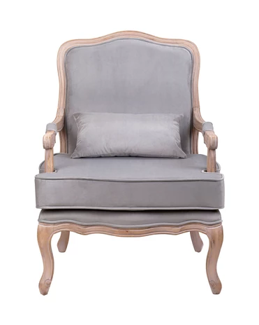 Мягкое полукресло с подлокотниками Nitro Grey Velvet