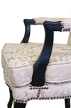 Мягкое полукресло с подлокотниками Anver Beige and Black