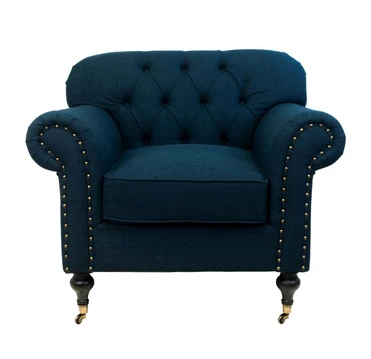 Классическое кресло Kavita Dark Blue