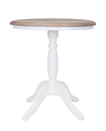 Журнальный столик круглый Valent White
