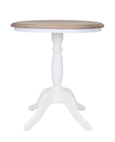 Журнальный столик круглый Valent White