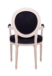 Мягкий стул с подлокотниками Delo Arm Black Velvet