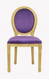 Стул для кафе Volker Violet Gold