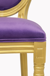 Стул для кафе Volker Violet Gold