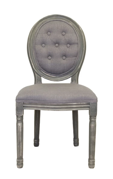 Дизайнерский обеденный стул модерн Volker Button Grey