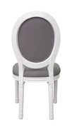 Дизайнерский обеденный стул модерн Volker Grey and White
