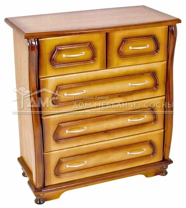 Комод из дерева Стиль 5 ящика