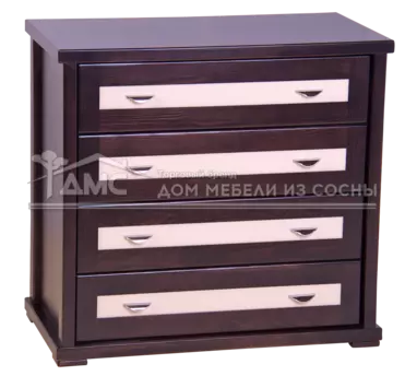 Комод с 4 ящиками массив сосны Премьер