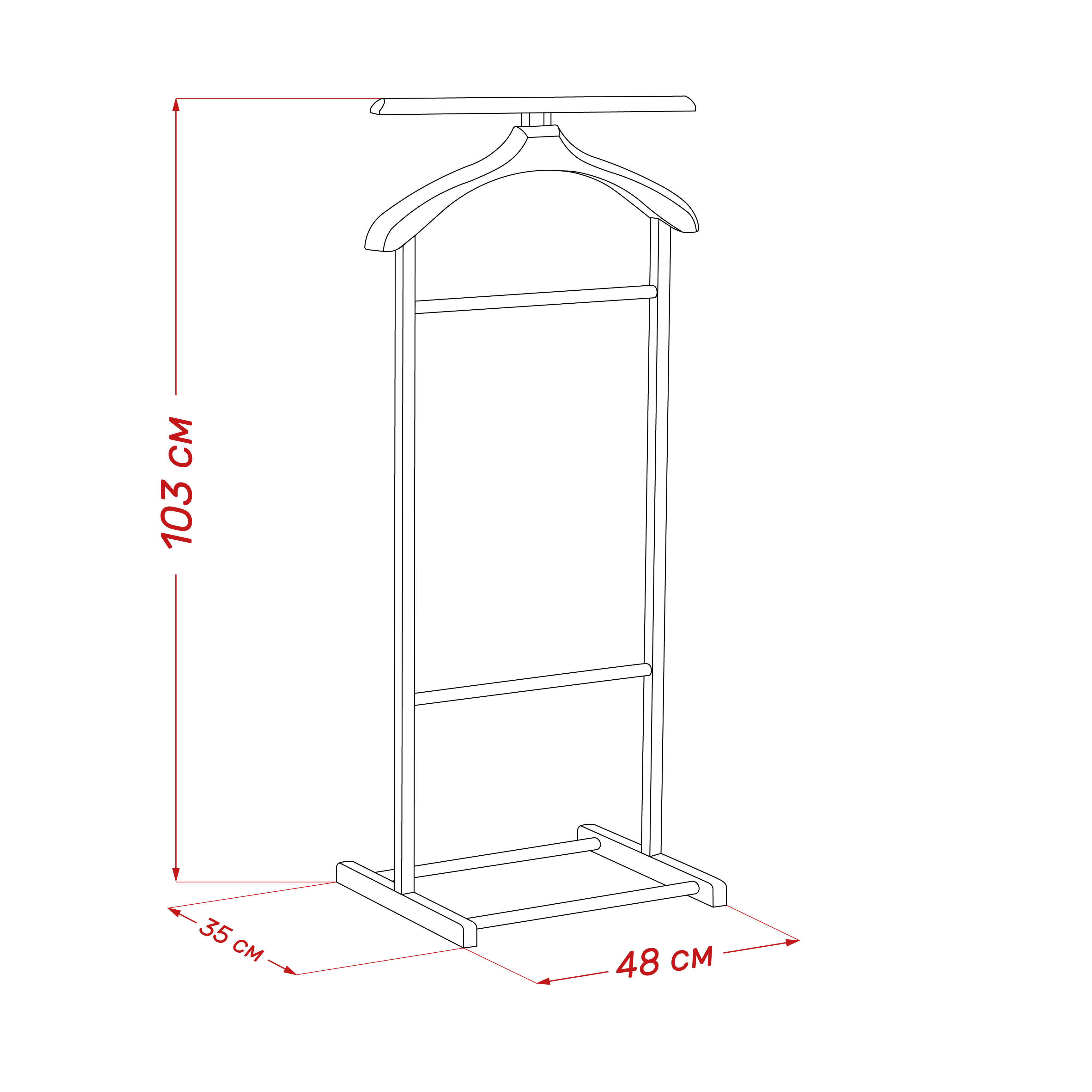 Вешалка напольная Leset Нью-Йорк