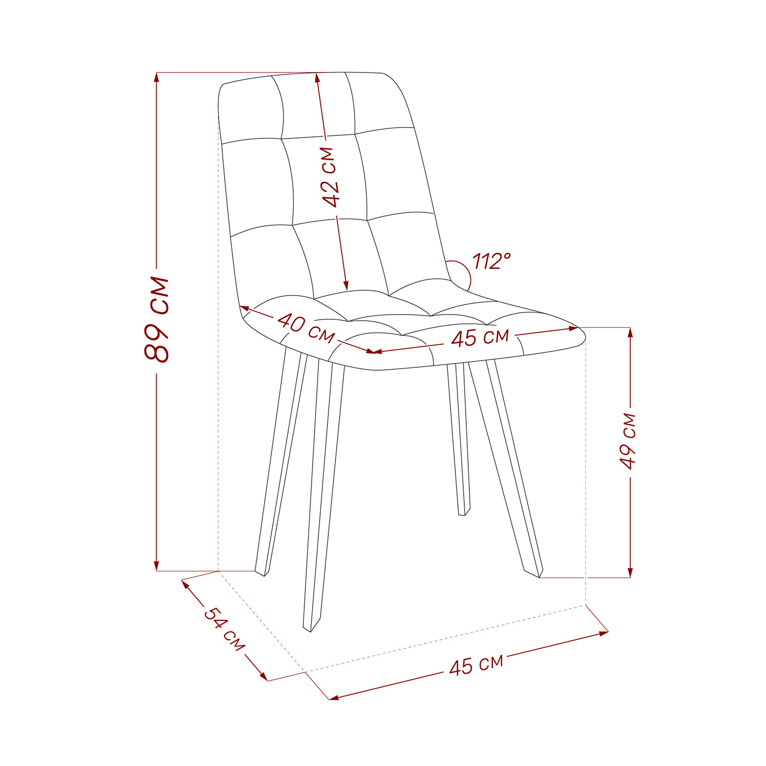 Стул Leset Скай Профиль