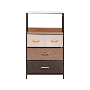 Комод Leset Локи 4 ящ., Коричневый, Бежевый