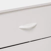 Комод Leset Линкс с ящиком и полкой, Каркас Белый, ящики Белые