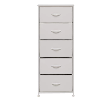 Комод Leset Линкс 5 ящ., Каркас Белый, ящики Белые