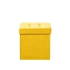 Пуф Leset Плуто складной с крышкой, велюр Желтый