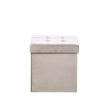 Пуф Leset Плуто складной с крышкой, велюр Какао