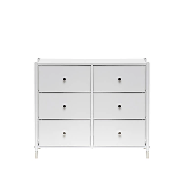 Комод Leset Нирита/Хайди, 6 ящиков, Белый