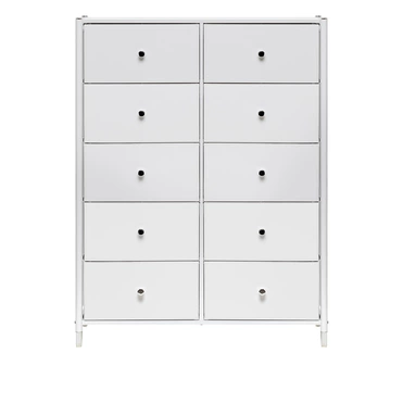 Комод Leset Нирита/Хайди, 10 ящиков, Белый