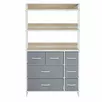 Комод Leset Ноа с полками 7 ящиков