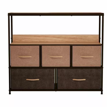 Комод Leset Локи 5 ящиков с полкой