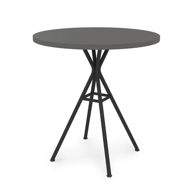 Стол обеденный круглый VERONA graphit/черный 21VERONA.007.R