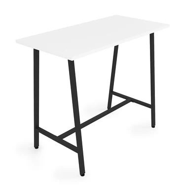 Барный стол Алиас-100-60 белый/черный 21Алиас.610