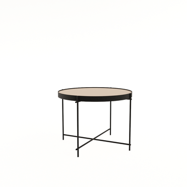 Стол журнальный круглый MAGIC mokko/черный 21MAGIC.006