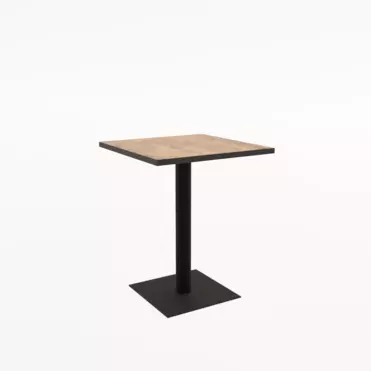 Стол обеденный квадратный SIMPLE teakwood/черный 21SIMPLE.006