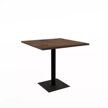 Стол обеденный квадратный SIMPLE брауни/черный 21SIMPLE.008