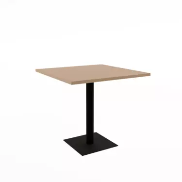Стол обеденный квадратный SIMPLE mokko/черный 21SIMPLE.008