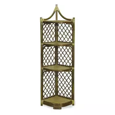 Этажерка угловая из ротанга