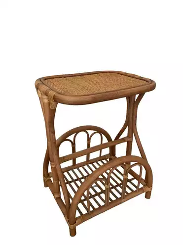 Столик-газетница из ротанга