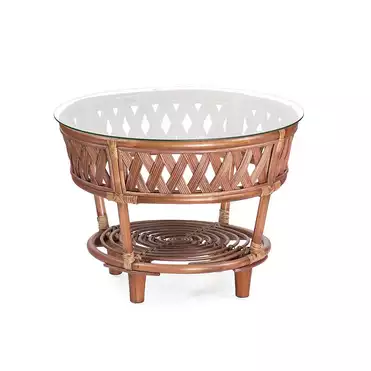 Стол из ротанга Черчилль, круглый