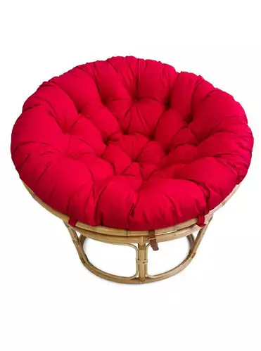 Подушка для кресла Папасан, красная