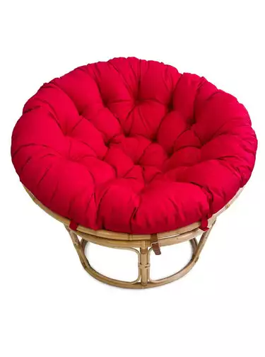 Подушка для кресла Папасан, красная