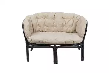 Подушка на диван Багама, полная бежевая, ткань шенилл