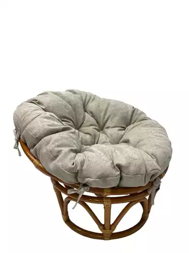 Кресло папасан-мини для детей с бежевой подушкой