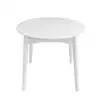 Обеденный стол Модерн, круглый, раздвижной (белый)