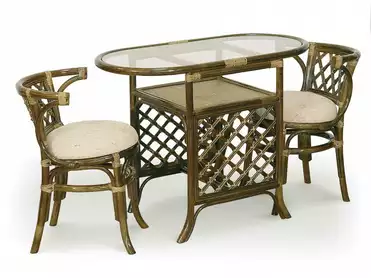 Кофейный комплект из ротанга 03/03