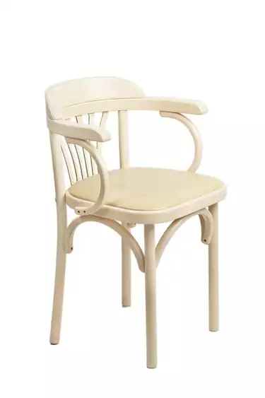 Кресло Венское мягкое (экокожа), беленый дуб