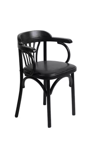 Кресло Венское мягкое (экокожа), венге