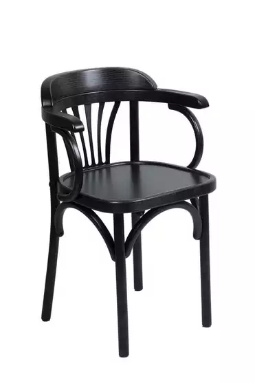 Кресло Венское твердое, венге (черный)