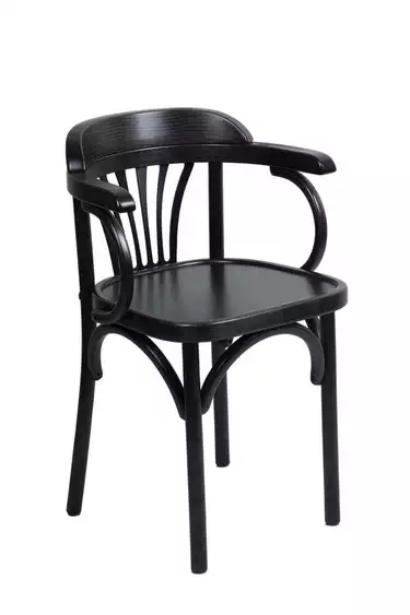 Кресло Венское твердое, венге (черный)